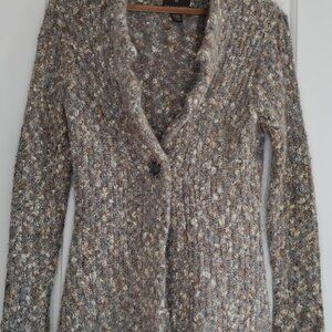Fenn Wright & Manson Alpaca Wood/Acrylic blend Long Cardigan -MEDIUM